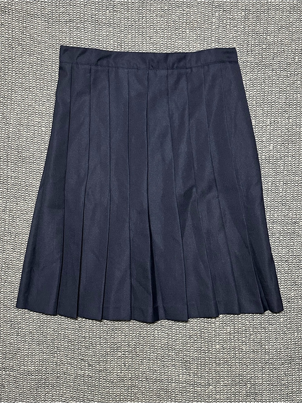 French Toast Navy Pleated School Skirt